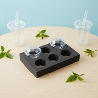 Foam Cup Holder Insert Reusable Delivery Bag Drink Carrier Spill-Proof