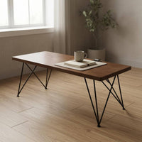 Rectangular Desk Clean Edges Modern Desk Minimalist Study Table
