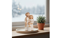 Holy Family Figurine Tabletop Nativity Figurine Resin Nativity Statue for Families, Collectors, Christmas Displays, Mantel, Shelves