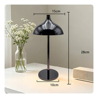 Rechargeable Toadstool Lamp Cordless Portable Toadstool Lamp Compact for Bedroom