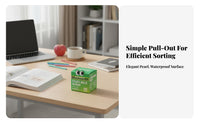 Pull-out Sticky Notes Lustrous Coating Pull-out Sticky Note Box Writable Transparent Memo Notes for Students, Journalers, Educational Activities