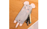 Cute Pencil Case Versatile Soft Animal Pencil Case Cartoon Character Storage Bag for Kids