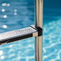Swimming Pool Ladder with Handrails Stainless Steel in-Ground Pool Ladder Anti-Slip