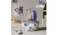 USB-Powered Electric Pottery Wheel with Dome Tabletop Pottery Wheel with Sculpting Tools Hands-on Art Kit DIY for Beginners