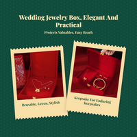 Gold wedding keepsake box