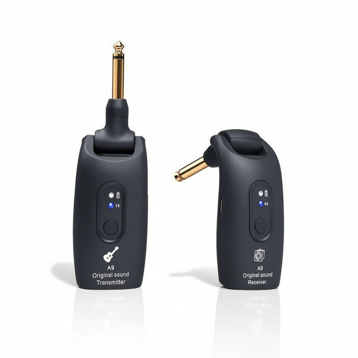 2.4 GHz Wireless Guitar Receiver Low-Latency Wireless Audio Transfer System Portable Guitar Transmitter and Receiver Compact for Guitarists, Bassists, Performers, Stage, Rehearsal, Busking, Home Practice