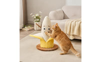 Cat Scratching Post with Sisal Rope Long-Lasting Cat Scratching Post with Base Pet Supply Indoor Natural for Cats, Living Room