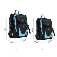 Ice Skate Backpack Large Capacity Inline Skate Backpack Double Shoulder Straps for Outdoor, Travel