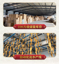 木质腹部背部按摩器材滚轮按摩棒木纹九轮健身用品实木家用按摩器