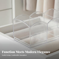 compartmentalized Storage Box Compartmentalized Drawer Organizer cleanable for Women, Students