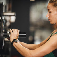 Rack-Mounted Barbell Plate Storage Rod for Squat Rack