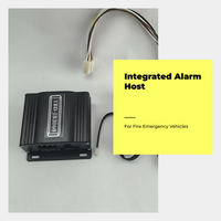 Emergency alarm with PA, mic, light