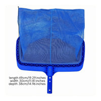 Pool Foliage Skimmer Detachable Handle Deep Bag Skimmer Rectangular Frame