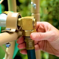 亚马逊跨境hose reel partsHourleey花园软管适配器黄铜旋转接头