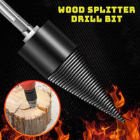 Wood Splitting Drill Bit Set for Firewood, Efficient and Durable