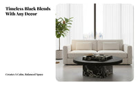 2 Pieces Minimalist look Round Nesting Tables Modern Aesthetic Round layering Table Set Space-Saving Design Household Furniture Sturdy Construction for Homeowners, Apartment Dwellers, Interior Decorators, Living Room, Small Spaces, Lounge Area, Bedroom