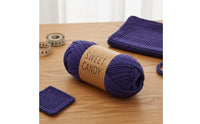 Variegated Textile Yarn DIY Crafting Multicolor T-Shirt Yarn Easy to Work with Knitting Material for Crafters, Hand Weaving
