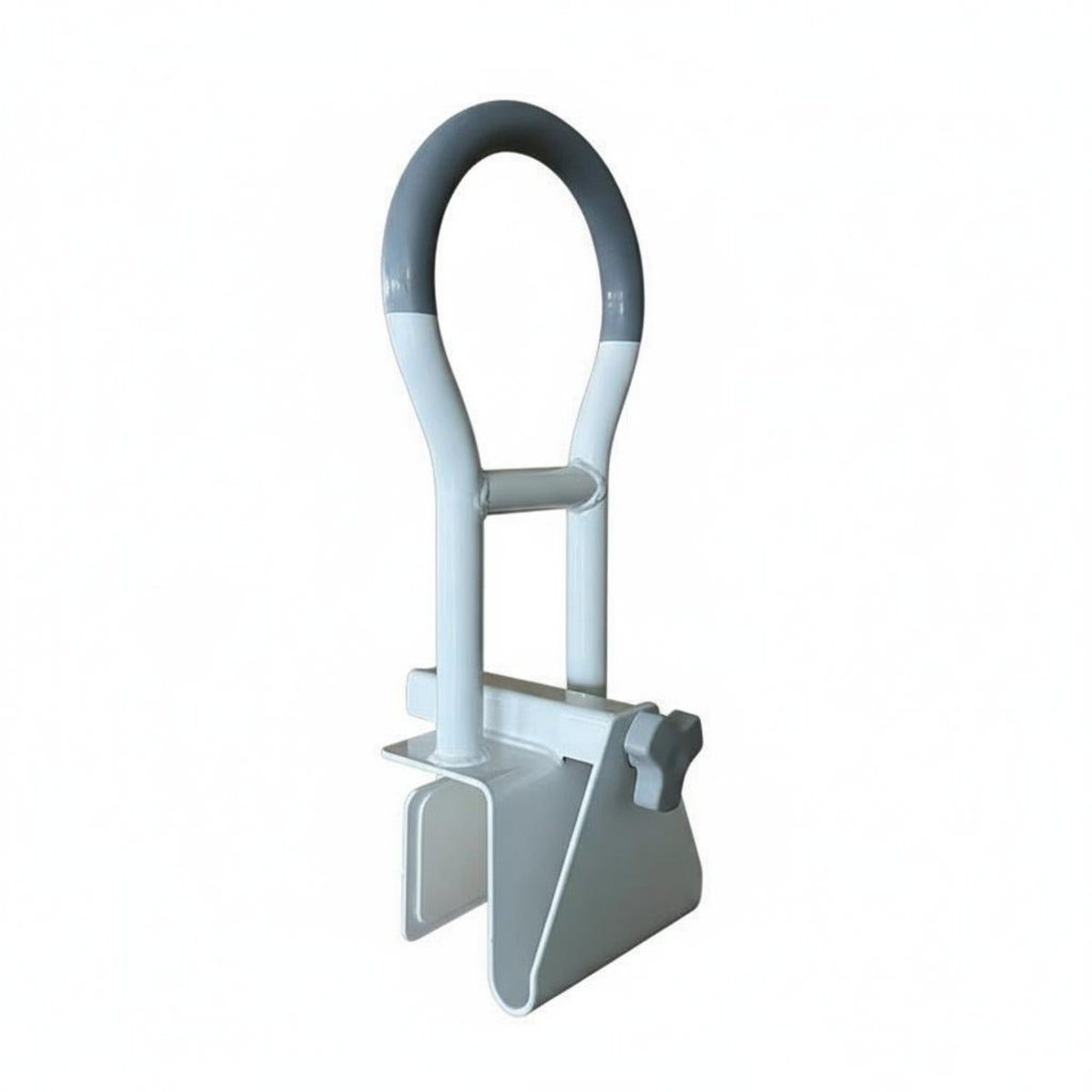 Bathtub Grab Bar Tool Installation Clamp-on Tub Grab Bar Heavy Duty Tub Side Rail for Women Individuals