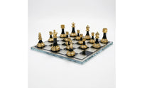 Chess Set with Board Modern Chess Set Chessboard Compact Scratch Resistant for Adults, Study, Living Room