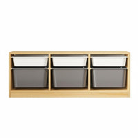 Educational Toy Shelf Solid Wood Educational Storage Shelf Large Capacity Wooden Toy Storage Unit for Young Children, Preschoolers, Playroom, Nursery