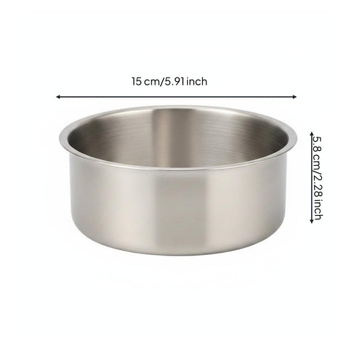 stainless steel Egg Steamer Bowl Large Capacity Egg Custard Bowl Rapid Heating Conduction Cookware for Infants