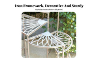 Tiered Corner Stand European design 4-Tier Corner Plant Shelf indoor/outdoor Use Space-Saving for Homeowners