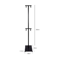 Double Cycle Hanger Space Saving Standing Bike Stand Stable Base Freestanding Bike Rack for Indoor, Apartment