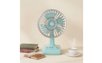 Desk Fan with Metal Grille Space-Saving Retro Desktop Fan Classic for Office