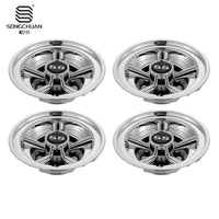 高尔夫球车 SS 轮毂盖适用于 EZGO Club Car YAMAHA 8 英寸镀铬银