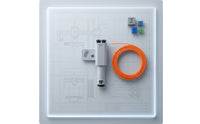 Smooth Feeding Filament Tube Extension Compact Filament Guide Tube Adapter Strong Compatibility Printer Accessory Long-Lasting for Makers, 3D Printing