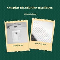 Odor-blocking cistern, easy install