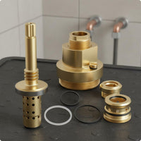 Plumbing Component Shower Faucet Rebuild Kit Lavatory Equipment Effortless Installation for Renovation