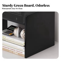 Space Saving 2-Tier Printer Stand Multi-Functional Deskupper tier Easy Assembly Storage Rack robust Duty for Students, Study Room