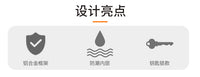 铝合金收纳箱黑胶唱片LP收藏箱影碟胶片箱大盒子手提式储物箱厂家