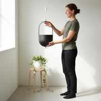 Hanging Basket Planter Nordic Design Suspended Plant Basket Easy to Hang