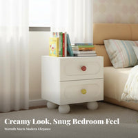 2-Drawer Nightstand clean contemporary Design Bedside Drawer Unit Colorful choices