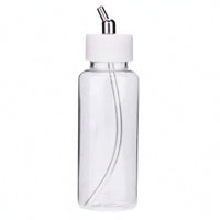 80cc Airbrush Paint Bottle with Nozzle Transparent Airbrush Paint Bottle Screw Cap Bottles Clear for Airbrushing