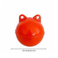 Hollow Plastic Buoy Ball High Visibility Double Ear Mooring Buoy Heavy Duty