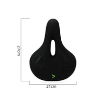 Inflatable Bike Saddle PU Leather Shock Absorbing Two-Wheeler Seat