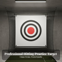 Long-Lasting Golf Hitting Cloth Indoor/Outdoor Use Canvas Golf Target Sheet Wear Resistant for Golfers, Amateurs, Driving Range, Backyard