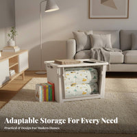 Front-front-accessing Stackable Box Transparent frame Household Storage Large Capacity