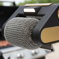 Electric Grill Brush Filament without Bristles Stainless Steel Roller Brush