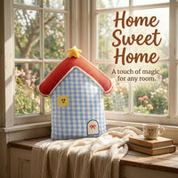 Cartoon Fairy Tale House Pillow, Soft Plush Cushion