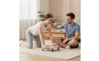 Wheeled Sliding Disc with Wheels Textured Core Training Slider Compact Abdominal Exercise Slider Disc Portable for Indoor Workouts