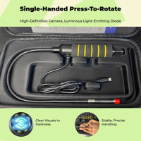Inspection camera, articulating borescope, high-definition visual diagnostics, automotive repair tool