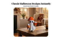 Cute Spirit Statue with Pumpkin Bucket