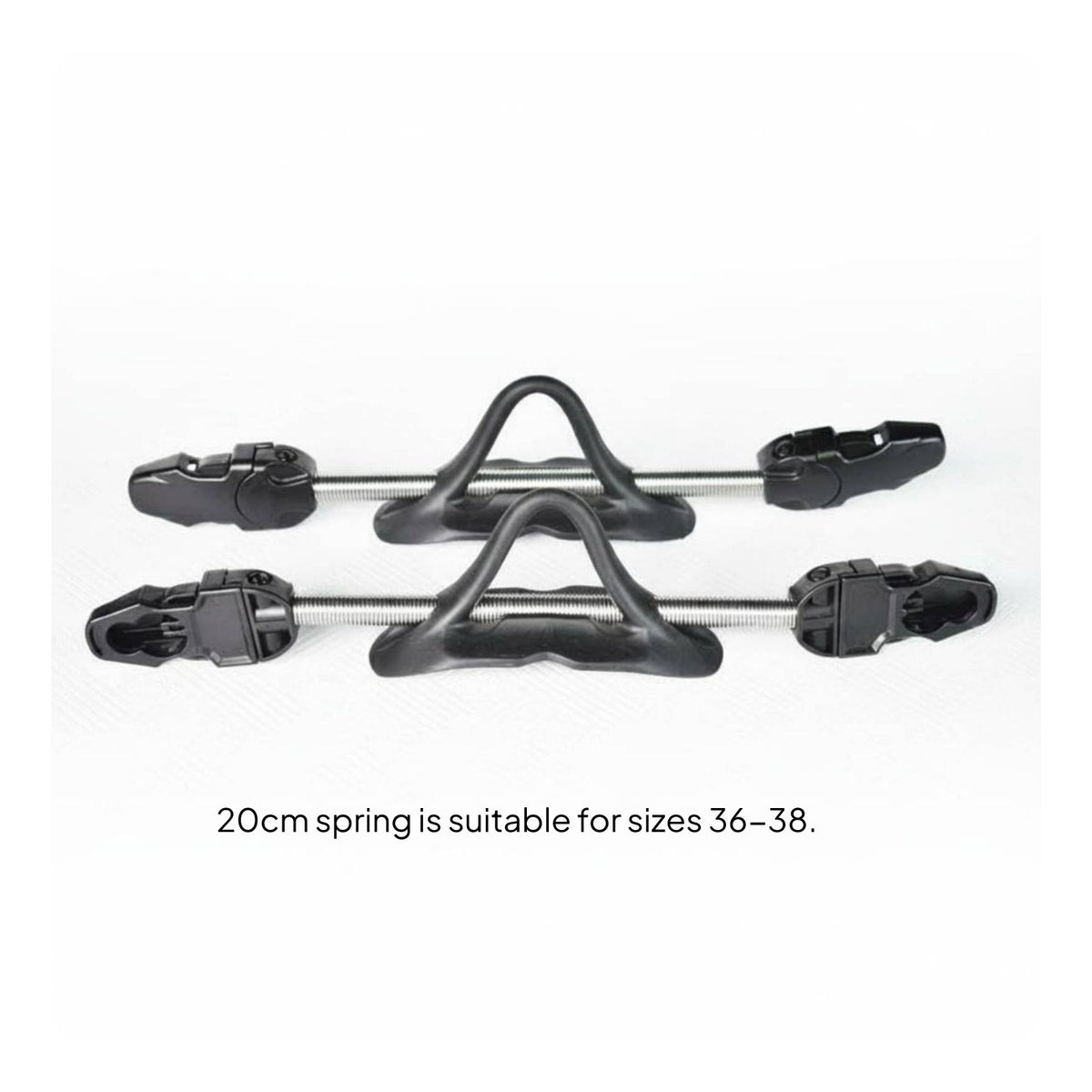 2 Pieces Stainless Stainless Fin Strap Easy to Put on Elastic Fin Strap Quick Release Diving Gear for Divers