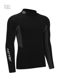 FLATFISH冬季专业航海服儿童青少年款2.3mm加厚保暖服高弹防水