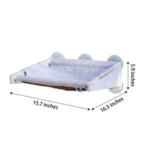 Space Capsule Hammock, Foldable Cat Hammock, Large Space Capsule Hammock Cat Bed with Strong Suction Cup Mounting for Adult Felines up to 25kg