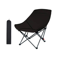 Adjustable Folding Camping Chair Padded Folding Moon Chair Foldable Portable for Campers, Beachgoers, Beach, Picnics